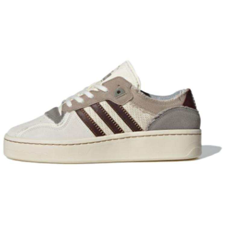 Adidas Originals Rivalry Slip Resistant Abrasion Resistant Low top Skateboard Shoes Unisex Beige Brown
