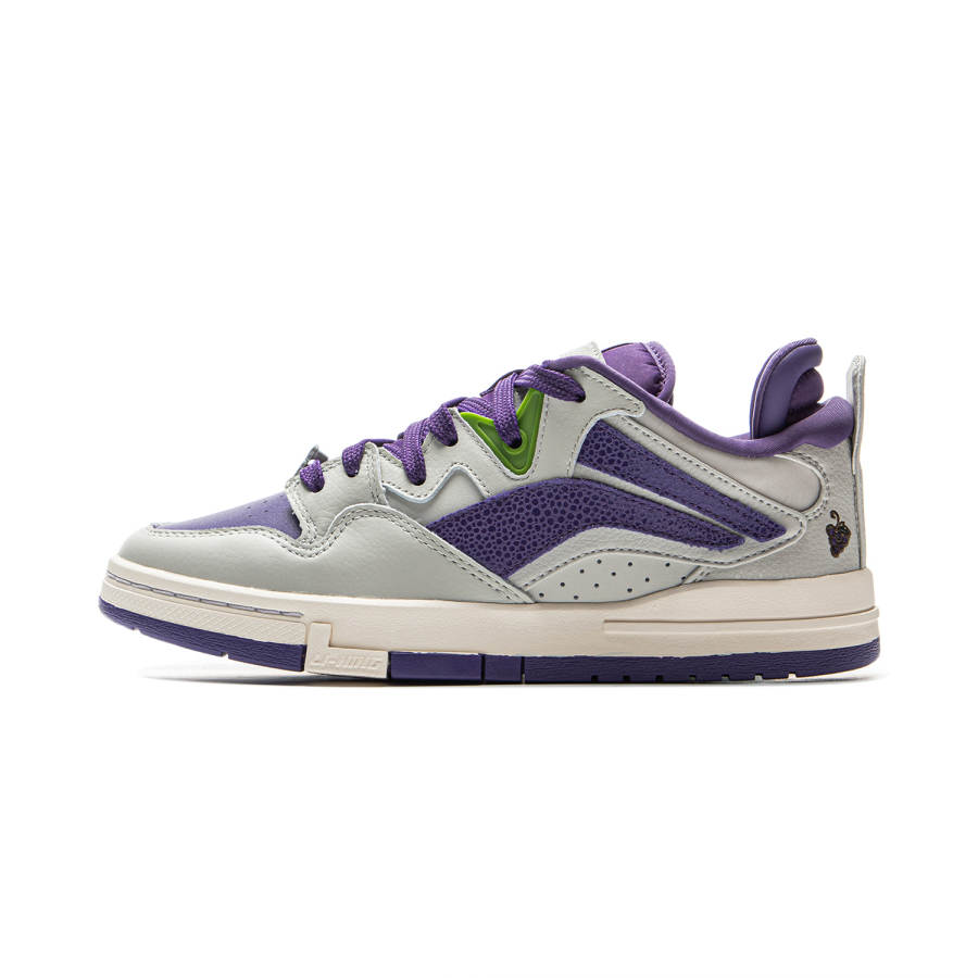 Li-Ning Li Ning Wave PRO Coverage Slip Resistant Low top Skateboard Shoes Women's Gray Purple