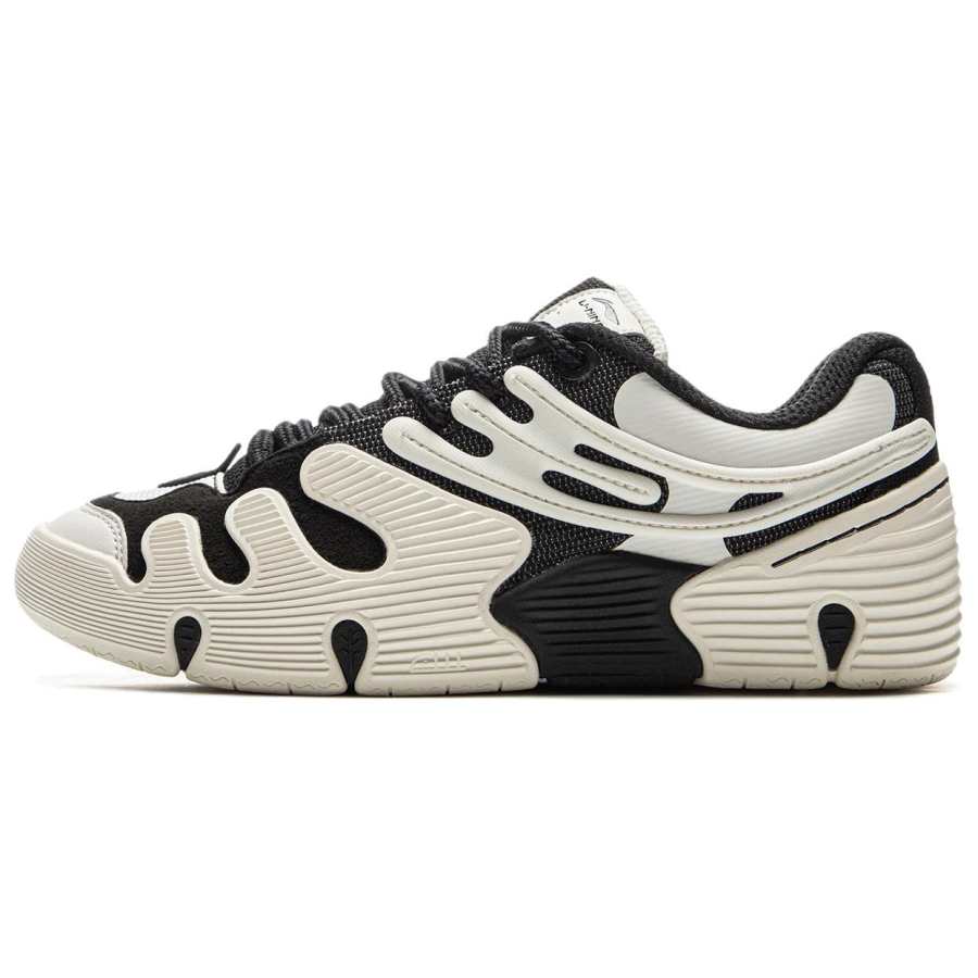 Li-Ning Li Ning Synthetic Leather, TPU Abrasion Resistant, Lightweight, And Breathable Low top Skateboard Shoes Unisex