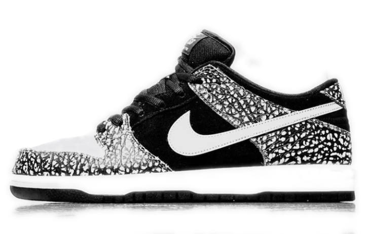 Nike Nike Dunk SB Coverage Slip Resistant Low top Skateboard Shoes Men's Black