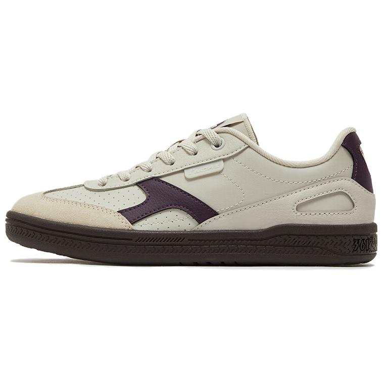 361° Wander Slip Resistant Abrasion Resistant Low top Skateboard Shoes Women's White Brown