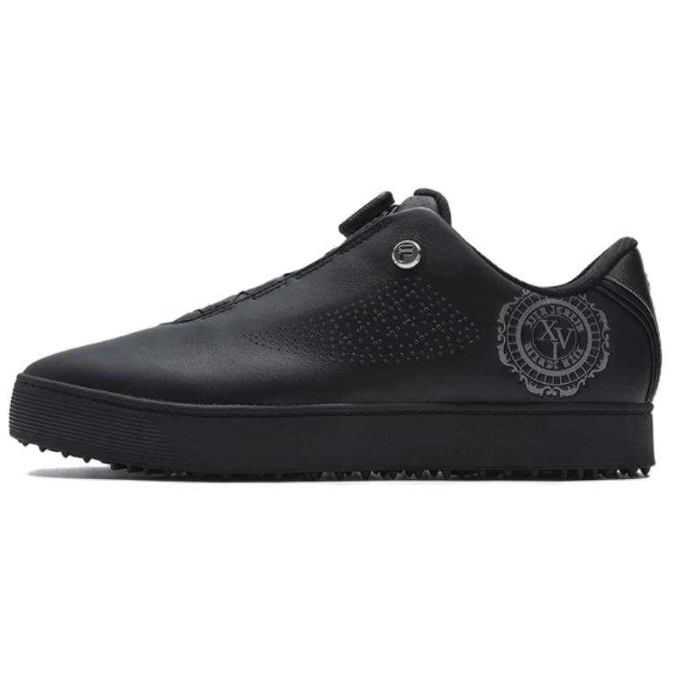 FILA Icona Slip Resistant Abrasion Resistant Low top Skateboard Shoes Men's Black