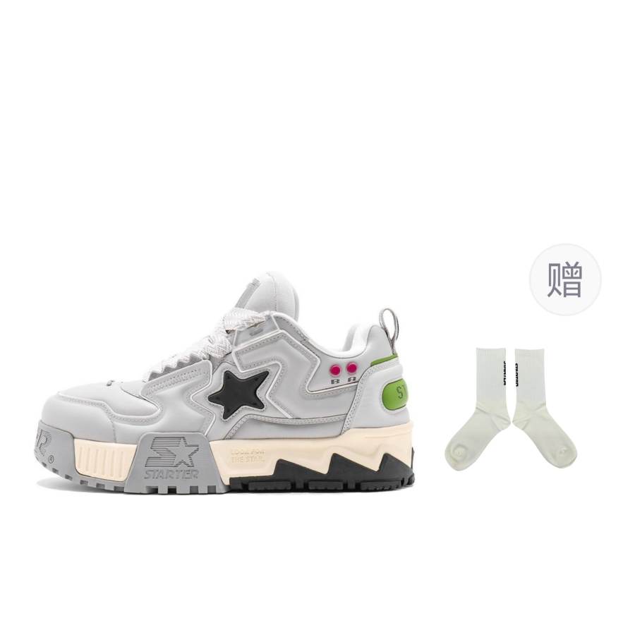 STARTER Vol Pompompurin Game Shoes Quick Dry Impact Resistance Low top Skateboard Shoes Men's Gray