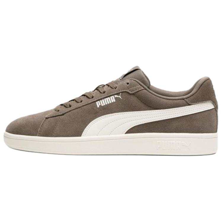 PUMA Smash 3.0 Split Cow Leather, Artificial Leather Slip Resistant Skateboard Shoes Unisex Umber