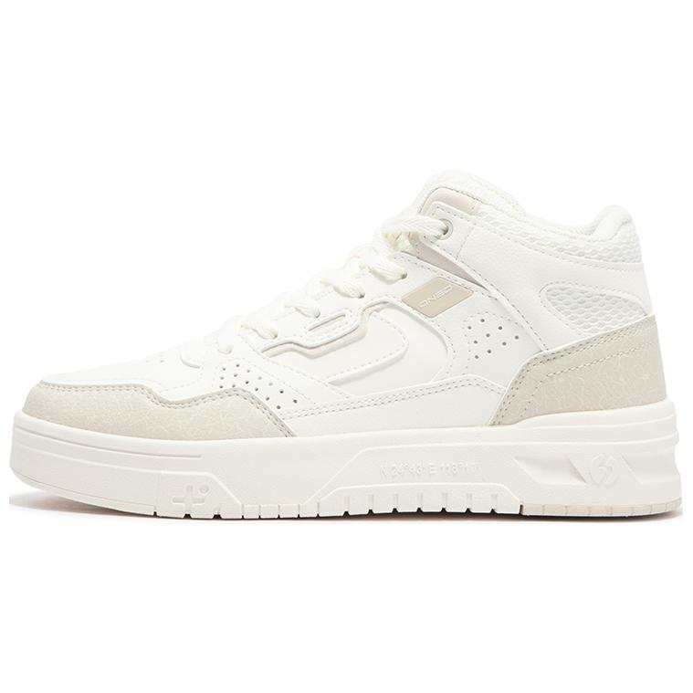 361° Slip Resistant Abrasion Resistant Slip Resistant Abrasion Resistant High top Skateboard Shoes Women's White Gray