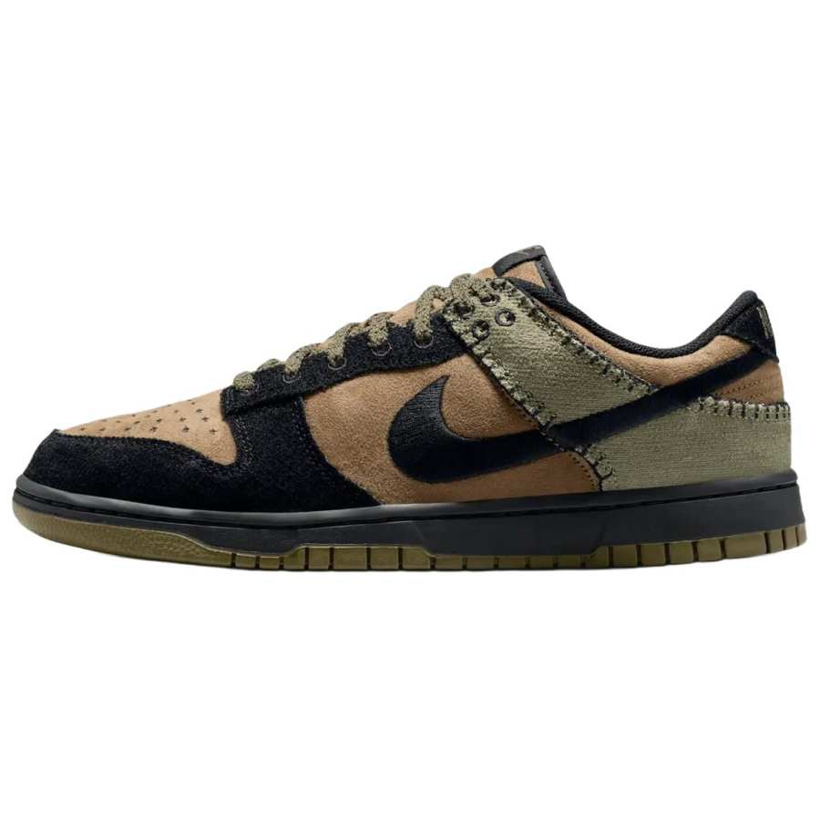 Nike Nike Dunk LOW RETRO Breathable Low top Skateboard Shoes Unisex Brown Black Green