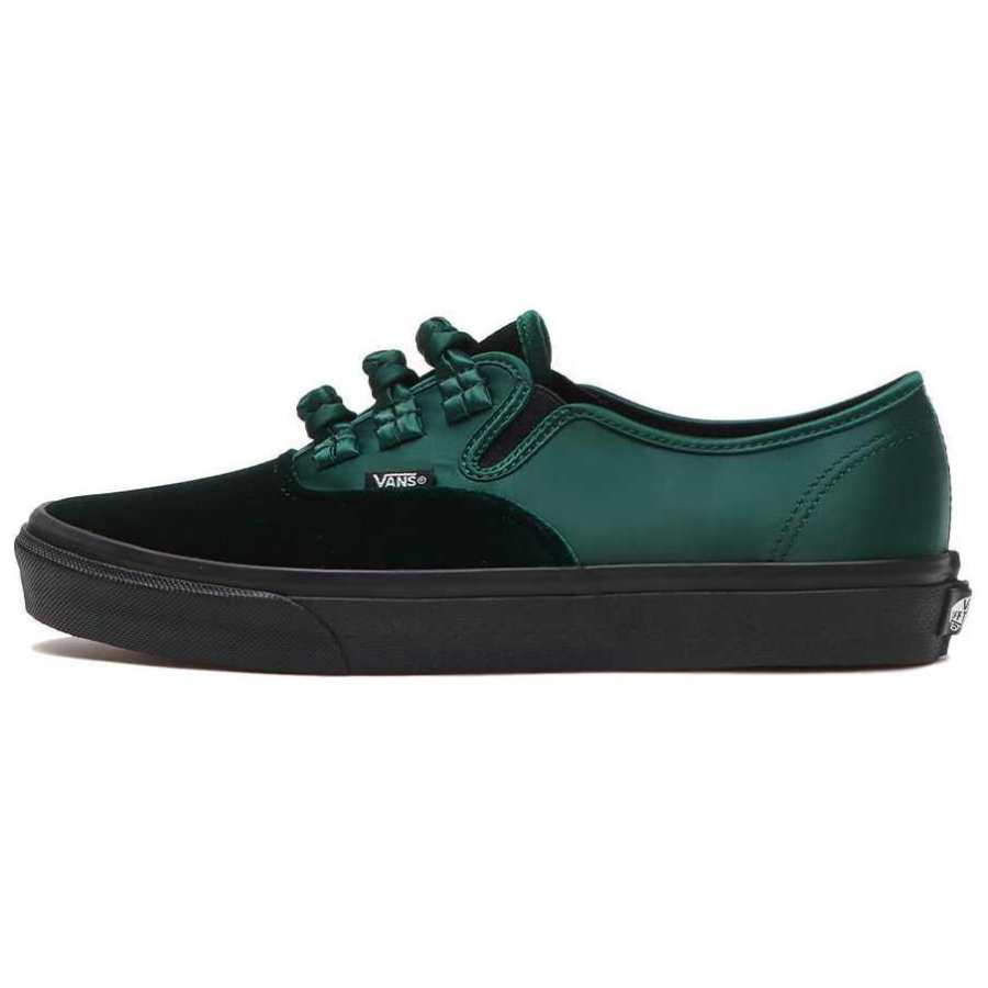 Vans BILLY'S x Vans Authentic KUNG FU Comfortable Abrasion Resistant Low top Skateboard Shoes Unisex Black Green