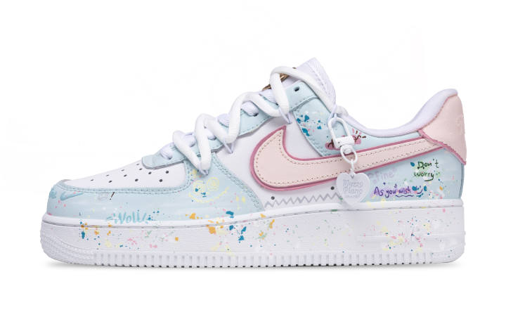 Nike Nike Air Force 1 Weekend Adventure Story Leather Abrasion Resistant Height Increasing