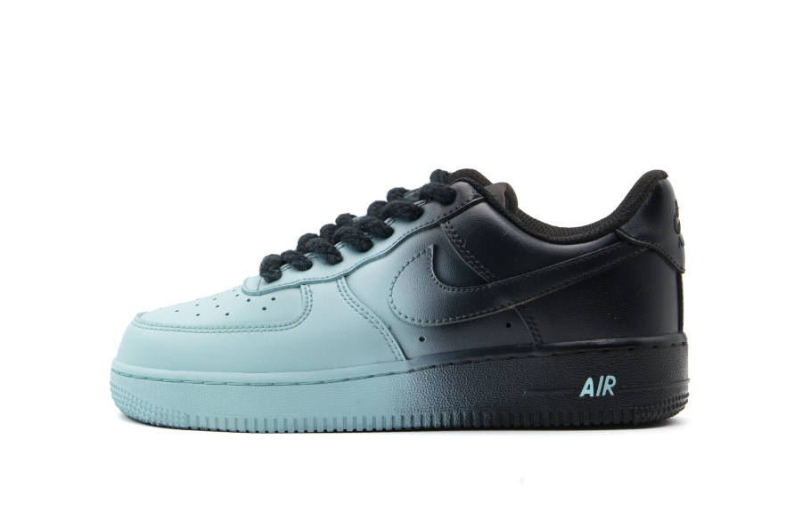 Nike Nike Air Force 1 Abrasion Resistant Height Increasing Low top Skateboard Shoes Unisex Spring Green