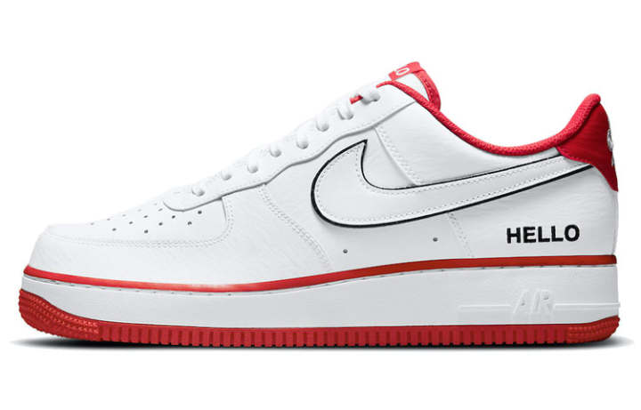 Nike Nike X Urbanstar Air Force 1 '07 Lx 'HELLO Pack White University Red'
