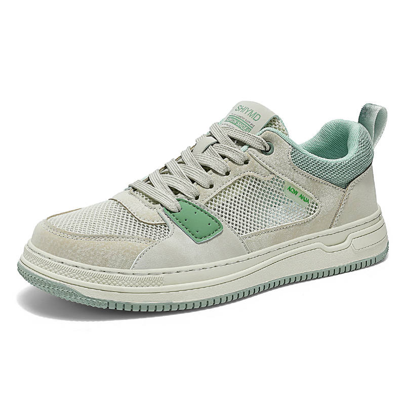 TONYBEAR Mesh Slip Resistant Abrasion Resistant Slip Resistant Abrasion Resistant Low top Skateboard Shoes Men's