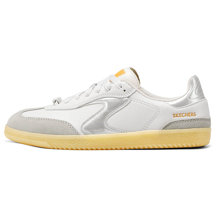 Skechers Abrasion Resistant Abrasion Resistant Low top Skateboard Shoes Women's White Yellow