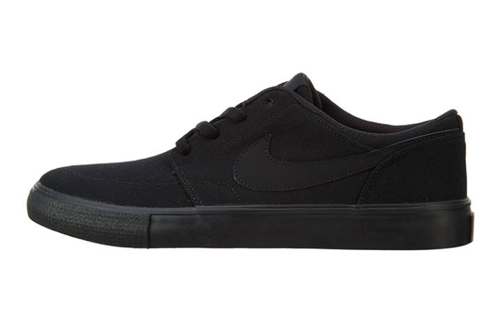 Nike Nike Sb Portmore 2 Solar Canvas 'All Black' Gs