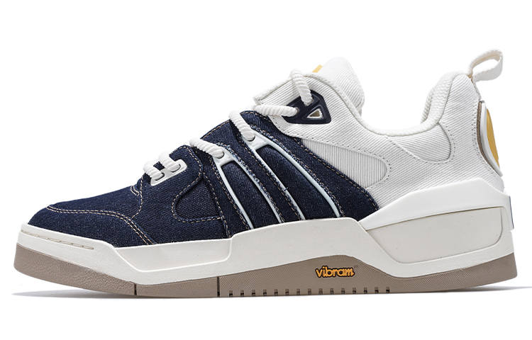 Palladium Skate Slip Resistant Abrasion Resistant Low top Skateboard Shoes Men's Marine Blue
