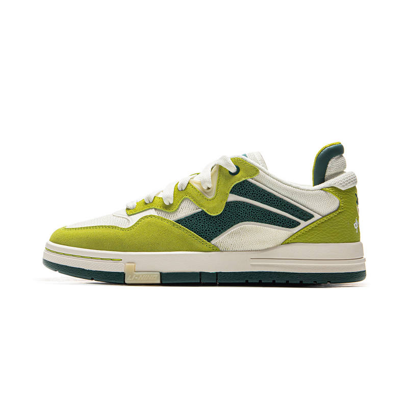 Li-Ning Li Ning Wave PRO Low top Skateboard Shoes Unisex Sprout Milk White Rainforest Green