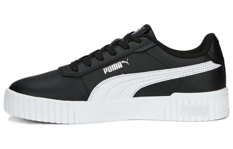 PUMA Carina 2.0 Leather Low top Abrasion Resistant Skateboard Shoes Women's Black White
