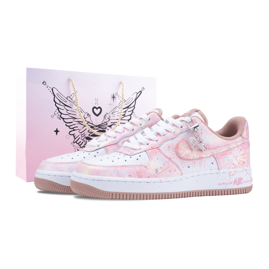 Nike Nike Air Force 1 Seeking The Fragrance Trail Slip Resistant Abrasion Resistant Low top Skateboard Shoes Women's