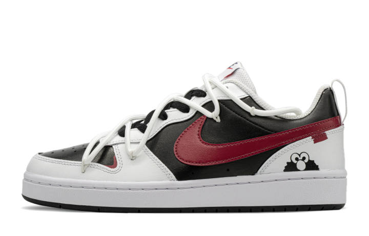 Nike Nike Court Borough Height Increasing Height Increasing Low top Skateboard Shoes GS Black Red