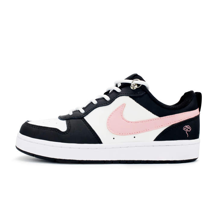 Nike Nike Court Borough 2 Skateboard Shoes Women's Low Top Black/Pink