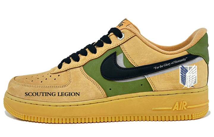 Nike Nike Air Force 1 Low top Skateboard Shoes Unisex Wheat