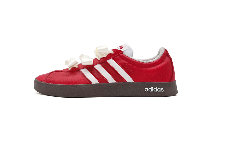 Adidas Neo VL Court Lifestyle Low top Skateboard Shoes Unisex Red White