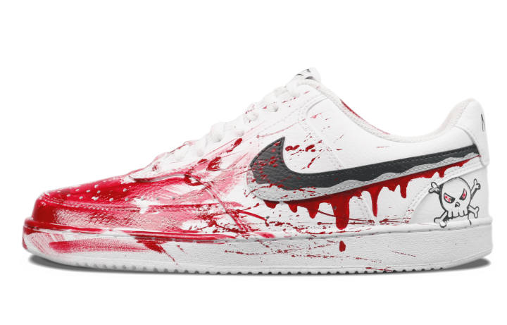 Nike Nike Court Vision 1 Slip Resistant Cushioning Abrasion Resistant Low top Skateboard Shoes Men's White