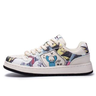LUODONG Lightweight Slip Resistant Lightweight Anti Slip Low top Skateboard Shoes Men's