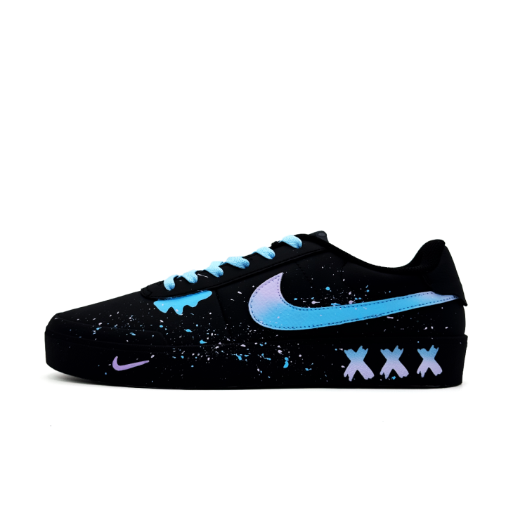Nike Nike Court Shot Ink Night Iridescent Star Dot Coverage Abrasion Resistant Coverage Abrasion Resistant Low top