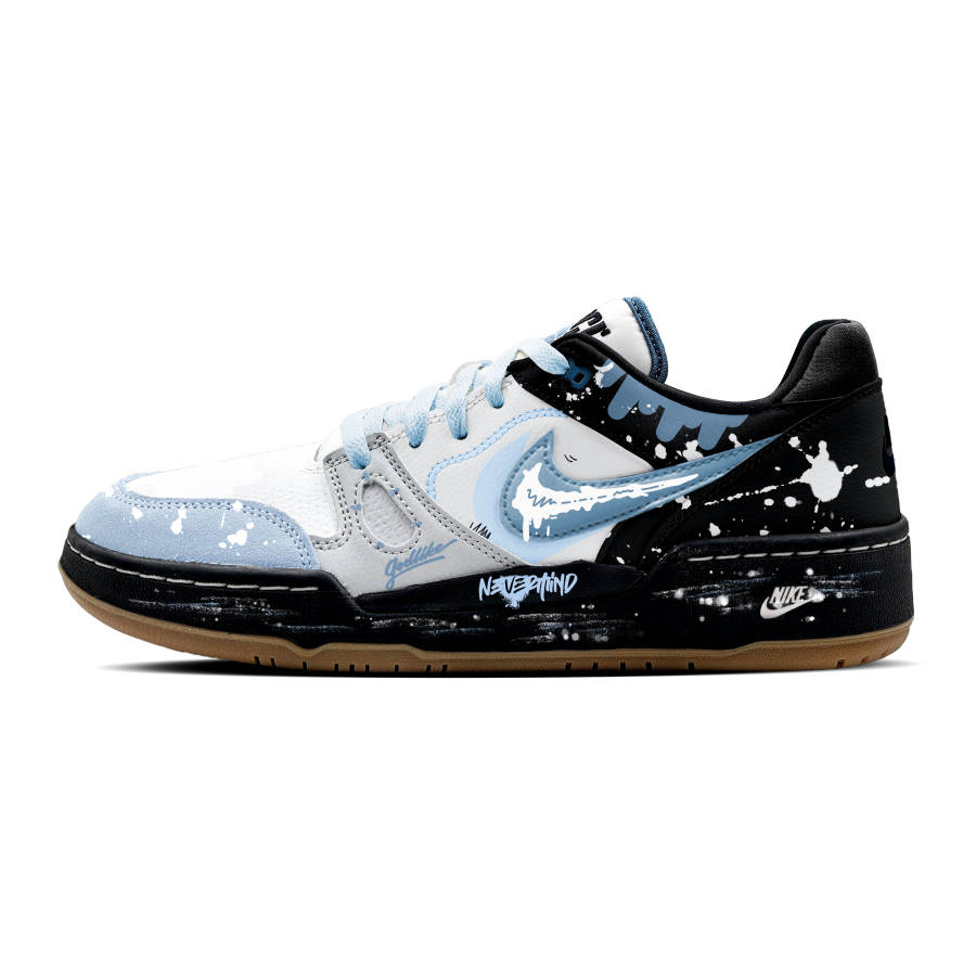 Nike Nike Full Force Feng Yin Abrasion Resistant Low top Skateboard Shoes Men's Multicolor