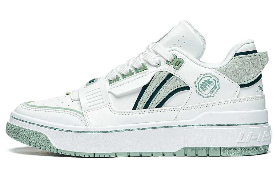 Li-Ning Li Ning Bad Five Textile, Synthetic Leather Comfortable Slip Resistant Abrasion Resistant Low top