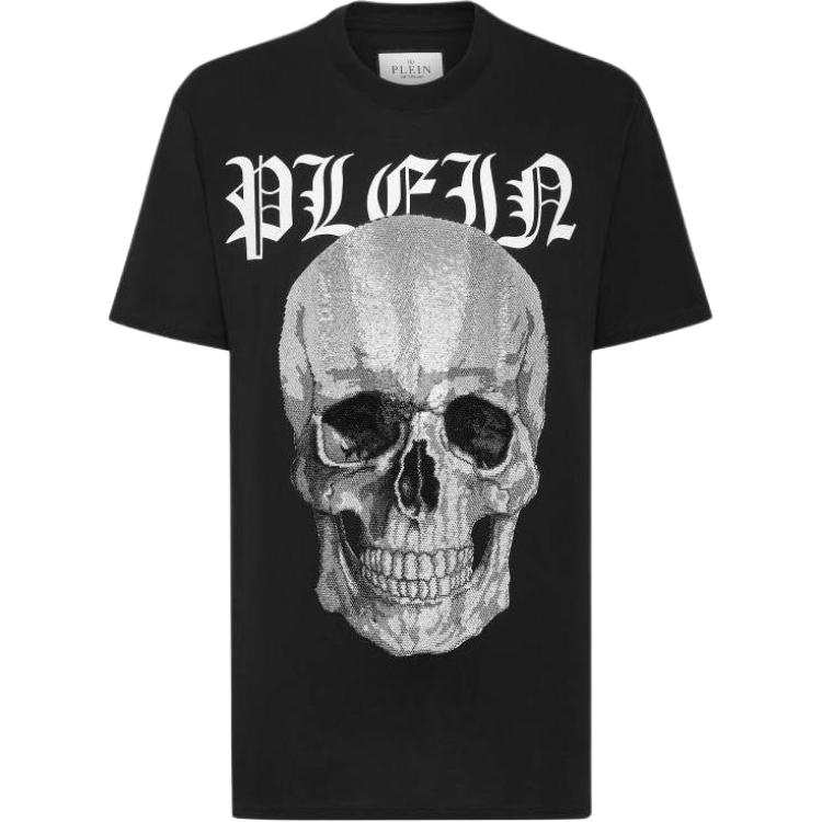 Philipp Plein crystal-embellished cotton T-shirt