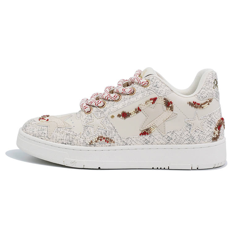 KAALIXTO Cushioning, Wear Resistant Low top Skateboard Shoes Unisex White