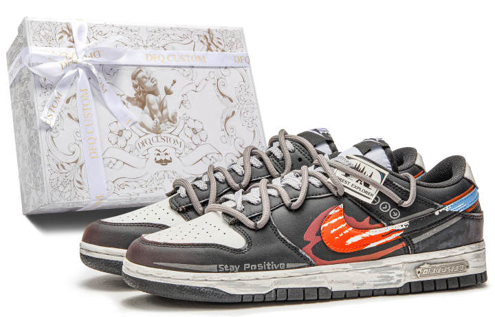 Nike Nike Dunk Box, Orange Highway Cushioning Quick Dry Abrasion Resistant Balance
