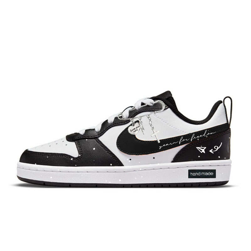 Nike Nike Court Borough Kite Love Letter Low top Skateboard Shoes Women's Black Pink