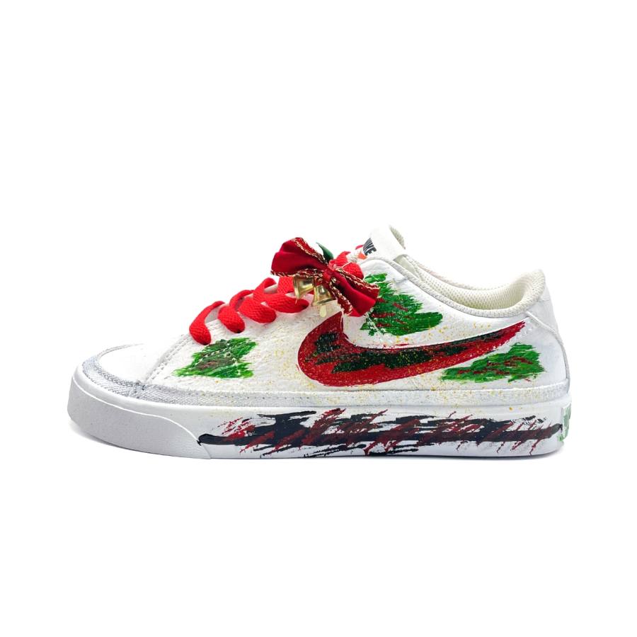 Nike Nike Court Royale Red Bell Cushioning Low top Skateboard Shoes Unisex White Red
