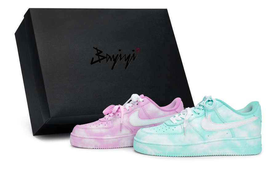 Nike Nike Air Force 1 811 Manufacturing, Yunyin Fairy Tale Pink Ti, Special Shoe Box Low top Skateboard Shoes Unisex