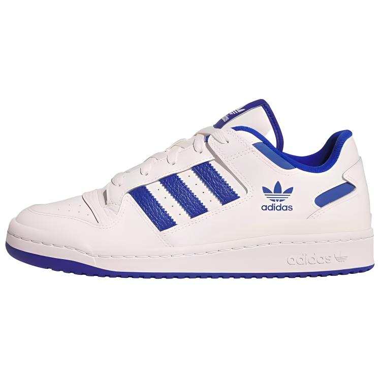 Adidas Originals FORUM Low top Skateboard Shoes Unisex White Blue