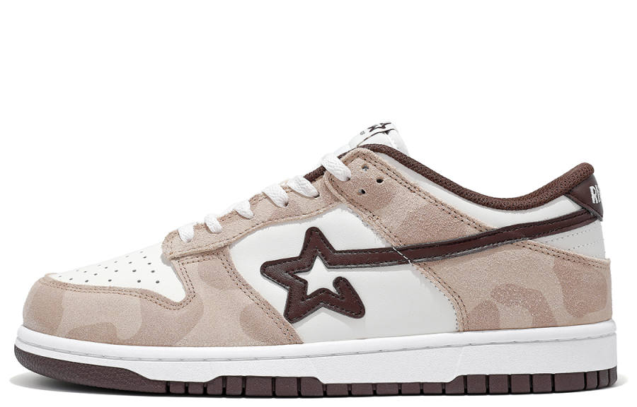 RIPSTAR Abrasion Resistant Skateboard Shoes Unisex Tiramisu