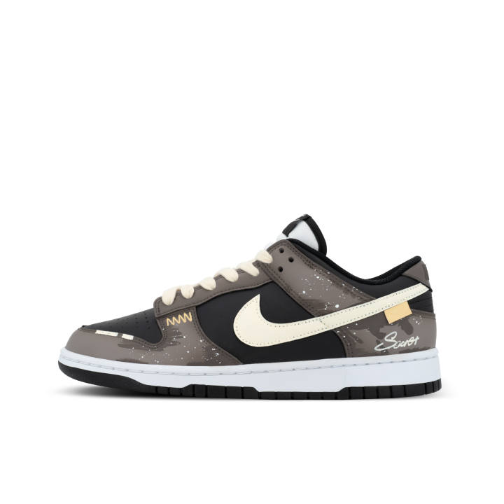 Nike Nike Dunk Xingji Prankster XJDD Mocha Coffee Low top Skateboard Shoes Unisex Black Brown