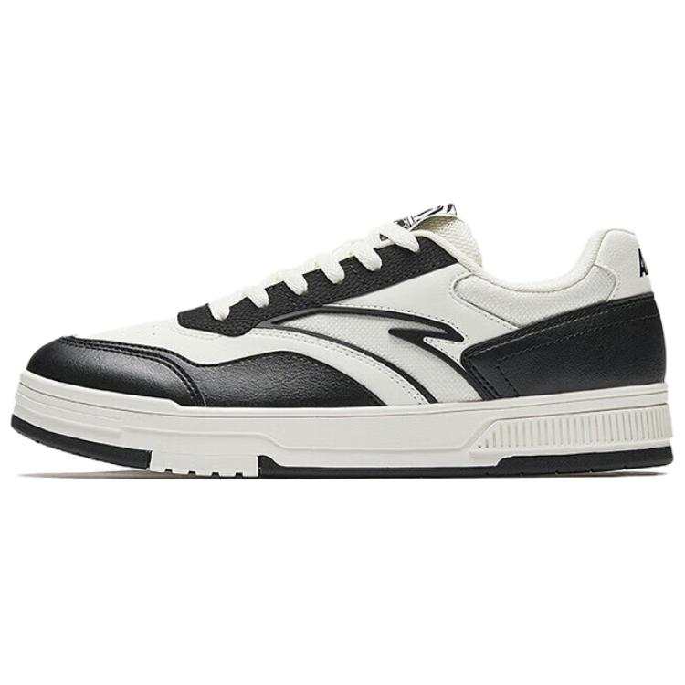 Anta Hundred Rivers Coverage Slip Resistant And Abrasion Resistant Low top Skateboard Shoes Men's White Black