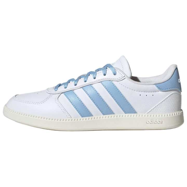 Adidas Adidas BREAKNET SLEEK Breathable Skateboard Shoes Women's White Blue