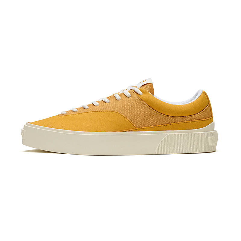 EQLZ EQUALIZER EQLZ EQUALIZER Fault 22 Wear resistant And Lightweight Low top Skateboard Shoes Unisex Fallen Leaves Yellow