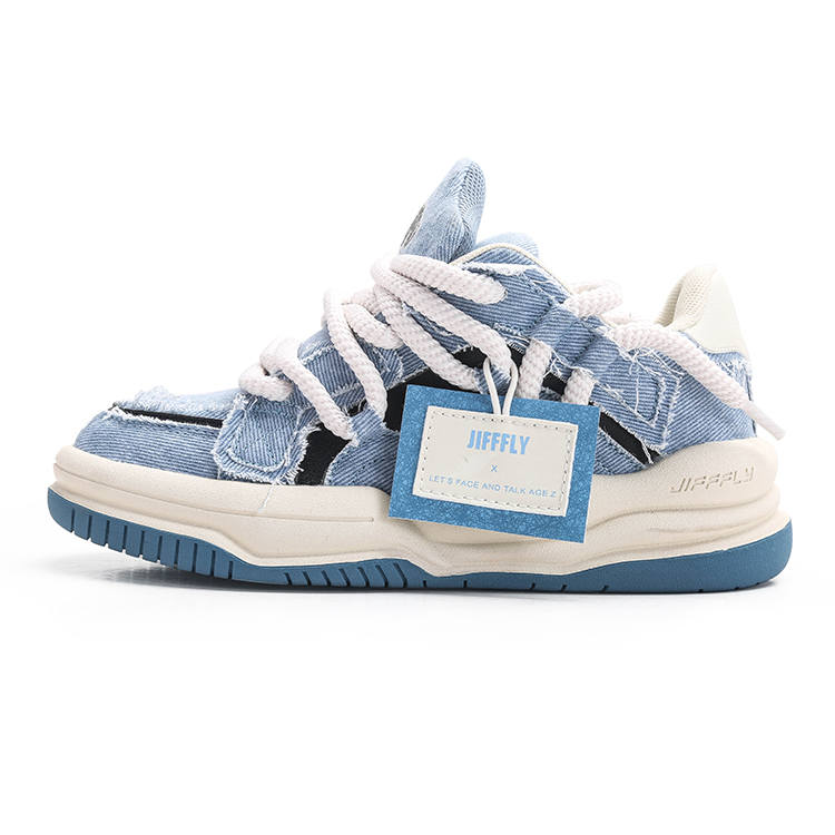 Jifffly Puffy Shoes Low top Skateboard Shoes Unisex