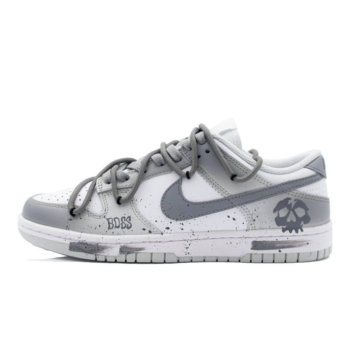 Nike Nike Dunk Low top Skateboard Shoes Unisex Light Gray