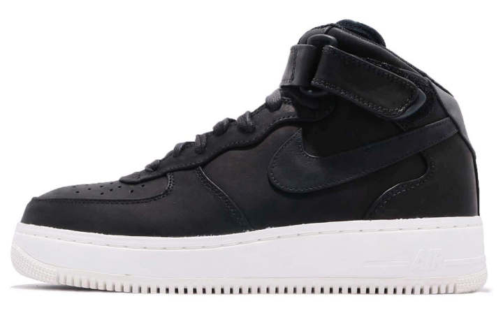 Nike Nike Air Force 1 Coverage Cushioning Coverage Cushioning Mid top Skateboard Shoes Unisex Black