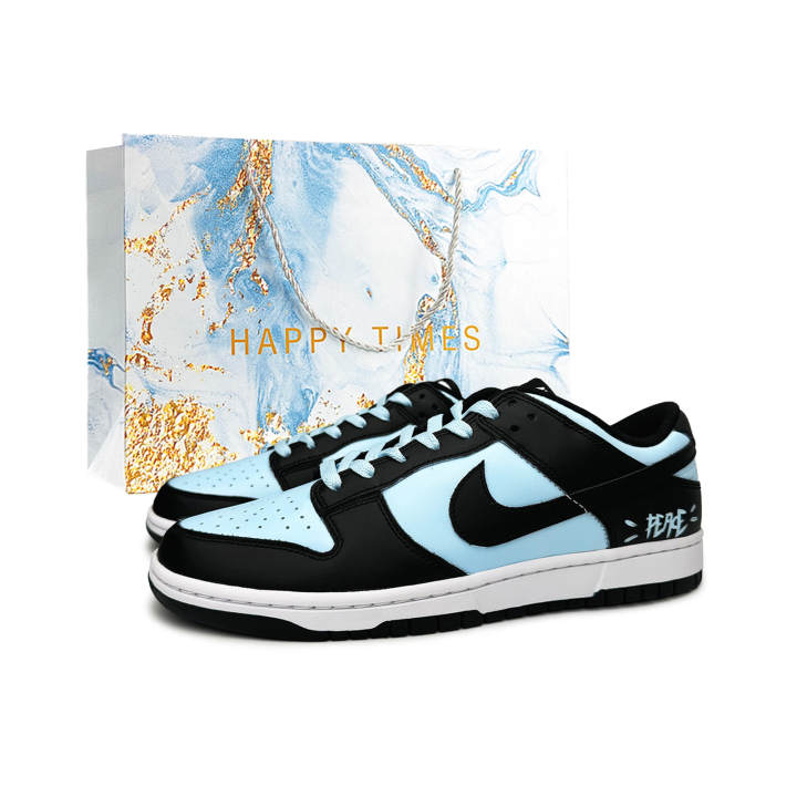 Nike Nike Dunk Quiet Island Echoes Shopping Bag Abrasion Resistant Abrasion Resistant Low top Skateboard Shoes Men's
