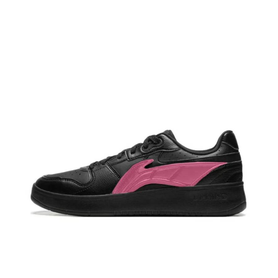 Li-Ning Li Ning Sycee Slip Resistant Cushioning Abrasion Resistant Low top Skateboard Shoes Men's Black