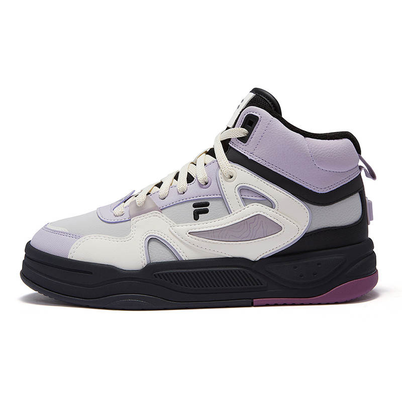 FILA FUSION BANK II Low top Skateboard Shoes Women's Gray Purple