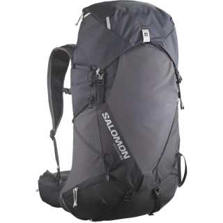 SALOMON 50L Mountaineering Bag Outdoor Bag Heavy Load Hiking Dark Gray Black Men's