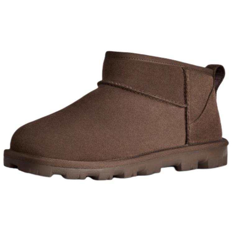 UGG UGG Essential Ankle Length Snow Boots Women's Deep Toffee Brown